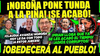 JUEVES NOROÑA PONE TUNDA A LA PIÑA ¡SE LES ACABÓ EL TIEMPO PRIAN LE LLORA A CLAUDIA CAMPECHANEANDO [upl. by Peltier]