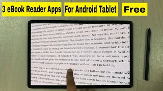 3 Best eBook Reader Apps for Android FREE [upl. by Louls]