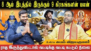 8 இல் சனி இருந்தால் ஆயுள் பலம் உண்டு  Astro Shubam Vijay  Bakthi Plus [upl. by Elakram]