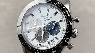 Zenith Chronomaster Sport 033100360069M3100 Zenith Watch Review [upl. by Ahseikal231]