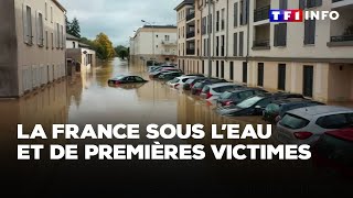 Tempête Kirk  la France sous leau et de premières victimes [upl. by Solim]