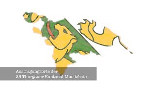 Die Geschichte der 25 Thurgauer KantonalMusikfeste [upl. by Akemrehs]