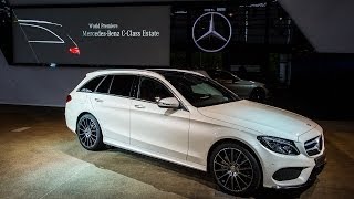 Weltpremiere 2014 MercedesBenz CKlasse TModell S205  Kombi  Vorstellung in Bremen [upl. by Genevra]