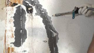 Repairing an Active Leak in Cracked Concrete with 900 XLV [upl. by Adniroc]