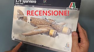 Recensione SM79 Sparviero Bomber Version Italeri 172  SM79 Bomber Version Italeri Review [upl. by Nenney]