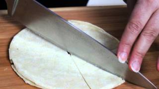 Cutting Tortillas for Tortilla Chips [upl. by Orips]