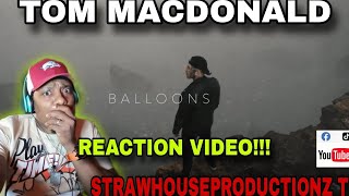 TOM MACDONALD quotBALLOONSquot OFFICIAL VIDEO REACTION TomMacDonaldOfficial reaction youtuber [upl. by Lilly]