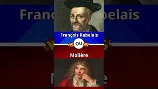 Les Français préfèrent  Rabelais ou Molière [upl. by Willy694]