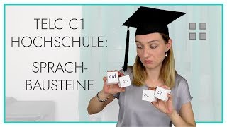 telc Deutsch C1 Hochschule  Sprachbausteine [upl. by Kecaj]