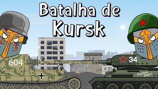 A Batalha de Kursk A Maior Batalha de Tanques da História [upl. by Eissirc]