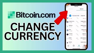 How to Change Currency on Bitcoincom Wallet App 2024 [upl. by Traci]