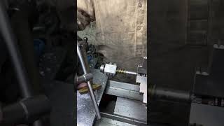 Warm Shaft Balance In Lathe Machine shortvideos machine machinary lathechuck [upl. by Ahk]