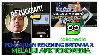 Cara Membuat Rekening Online Britama X Melalui TOKOPEDIA  Deny Dennta [upl. by Atirehs]