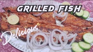 Grilled Fish Recipe  Best Grilled Fish Recipe For Diet  ABDULWAHAB FOOD CORNER [upl. by Gorey479]