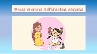 Nous aimons différentes choses  Livre Audio Gratuit  Livre enfants [upl. by Nicodemus]