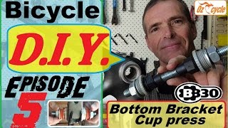 BB30 cupbearing press tool  make it yourself [upl. by Spratt988]