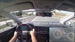 2015 Seat Leon 14 Tsi 150 Hp Act Dsg 0 200 kmh Hızlanma Acceleration [upl. by Willamina]