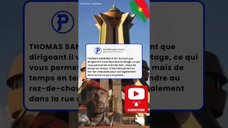 THOMAS SANKARA  citation historique et populaire  SHORTS SHORT shorts short thomassankara [upl. by Akirea]