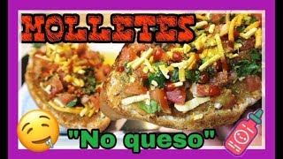 MOLLETES CON QUESO VEGANO Y UN SALUDO [upl. by Ayeki178]