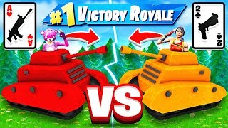 WAR Card Game BATTLE NEW Game Mode in Fortnite [upl. by Tilagram]