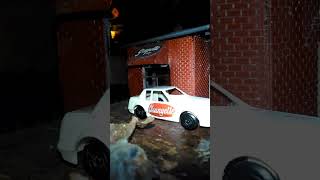 Orangette Soda Delivery Car beside Grapette Soda Building HO Scale Danville County Railroad Layout [upl. by Mairim]