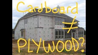 Independent testing tells the TRUTH about cardboard house sheathing [upl. by Ellehsram199]