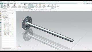 Siemens Nx Beginner for CAD design  Axle shaft in NX Siemens [upl. by Nol]