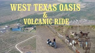 Fort Davis TO Balmorhea Texas Via State Hwy 17 on our SportTouring Kawasaki Concours 14 [upl. by Nnyroc]