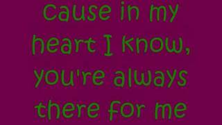 Mariah Carey  There For Me lyrics on screen [upl. by Kerr]