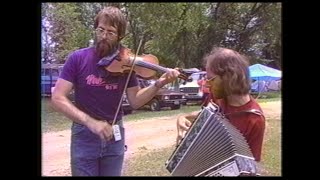 Fiddle and Accordion at the 1990 Mt Airy Fiddlers Convention [upl. by Eelyme]