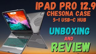 CHESONA iPad Pro 129  11 inch  51 USBC HUB UNBOXING AND REVIEW [upl. by Freberg714]