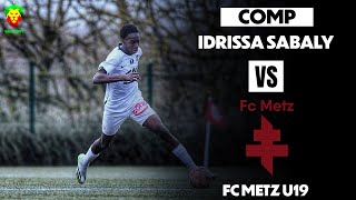 Idrissa Sabaly vs Metz U19  1 assist [upl. by Samy]