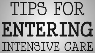 Graduate Nurses  Tips For Entering Intensive Care [upl. by Gal]