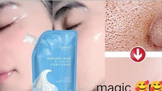 salicylic acid ice cream mask review GHkzkuy clean pores Brighten skin soothing skin [upl. by Resa]