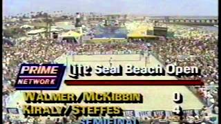 AVP Volleyball 1991 Seal Beach SemiFinal [upl. by Mccandless]