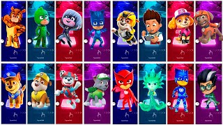 PJ Masks vs Paw Patrol vs NINJALINOS vs Ryder  Tiles Hop EDM Rush [upl. by Broder]