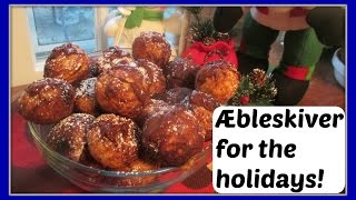 How To Make Homemade Chocolate Chip Walnut Aebleskiver ♥ Æbleskiver [upl. by Zwick]