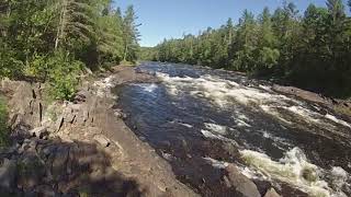 Crooked Chute Rapids The Sneak Petawawa River Algonquin Park [upl. by Einial46]