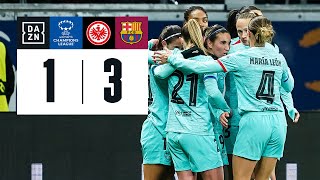 Eintracht Frankfurt vs FC Barcelona 13  Resumen y goles  UEFA Womens Champions League 202324 [upl. by Ayhdnas962]