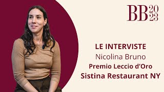 Benvenuto Brunello Le Interviste Premio Leccio dOro sezione International Restaurant [upl. by Anitnegra400]