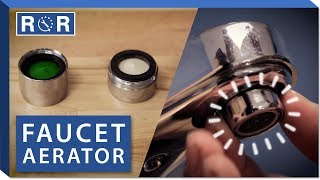 How to Replace a Faucet Aerator  Repair and Replace [upl. by Corey]