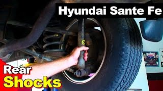 20012005 Hyundai Santa Fe Noise From Failed Shocks [upl. by Leeban643]