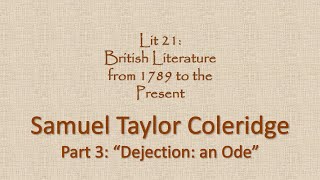 Samuel Taylor Coleridge part 3 [upl. by Melas]