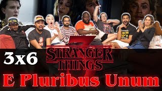 Stranger Things  3x6 E Plurbis Unum  Group Reaction  Skit [upl. by Angelico]