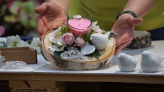 DIY Geschenk mit Herz Youtube  Gartencenter Mencke [upl. by Nonez]