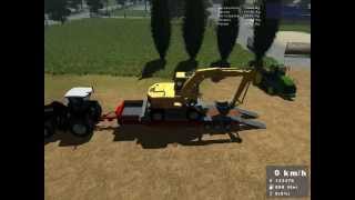 Bagger Verladung im Landwirtschafts Simulator 2009 Mod [upl. by Nimra796]