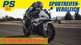 Michelin Hypersportreifen Testfahrten mit Slicks und MotoGPReifen [upl. by Elyak]