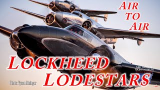 Lockheed Lodestar Formation Photo Flight Mid America Flight Museum [upl. by Neda]