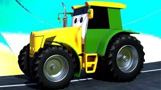 Tractor Garaje  Aprende Vehículos Para Niños  Tractor Car Garage For Kids  Kids Channel Español [upl. by Anitnoc34]