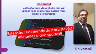 CodeMaid extensão para Visual Studio que vai ajudar voce manter seu código mais limpo e organizado [upl. by Etnahsal402]